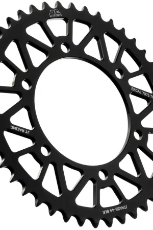 Modern JT SPROCKETS - REAR RACELITE ALU 44T BLACK, 520 - Sprockets - Aluminium